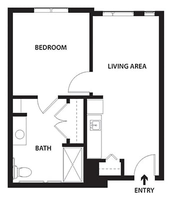 AL_The Gannet One Bedroom - One Bathroom 499 - 502 sq. ft. the lodge at greeley