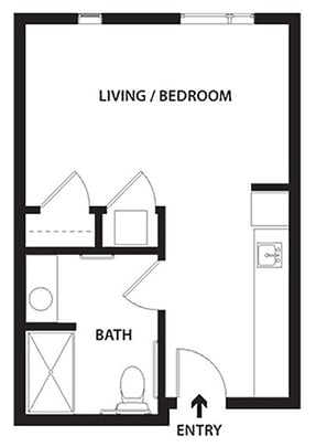 IL_The Sage - Suite 373 - 389 sq. ft. the lodge at greeley